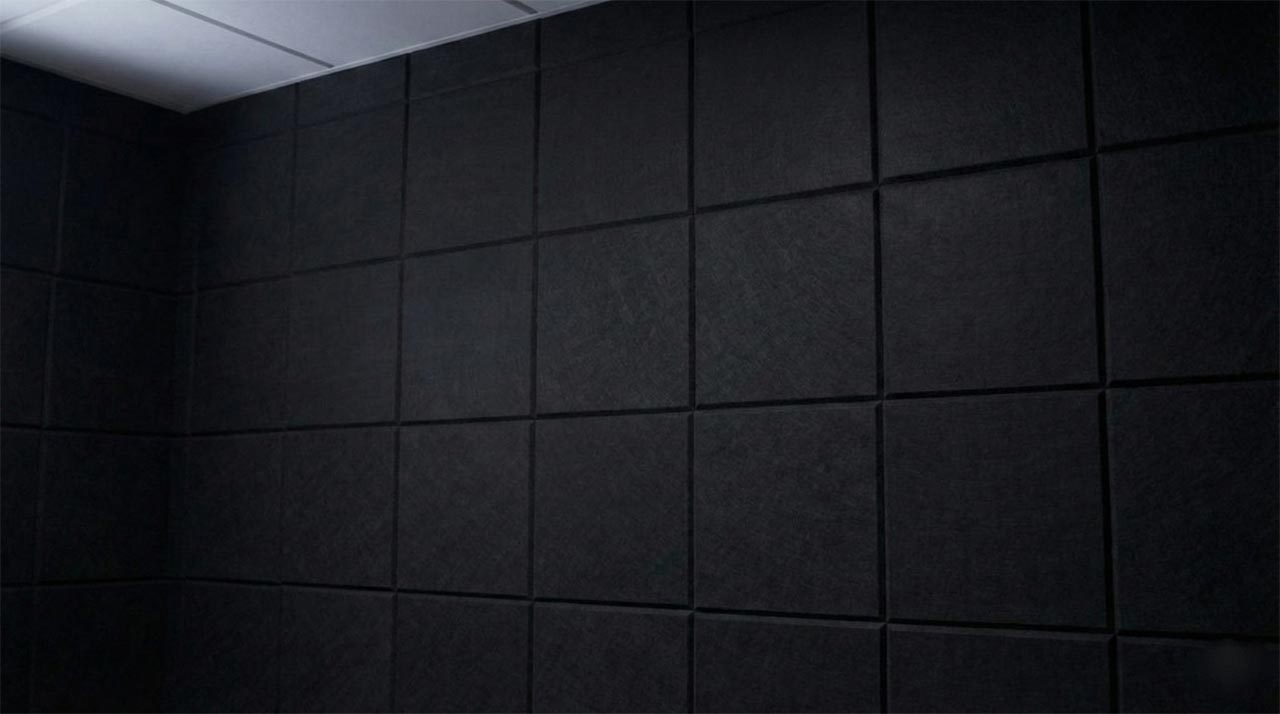 黒い吸音ボード