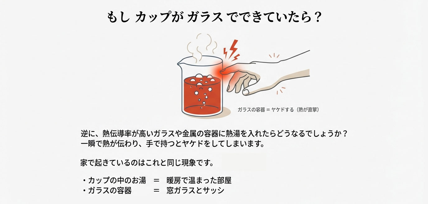 カップラーメンの容器で火傷しない理由