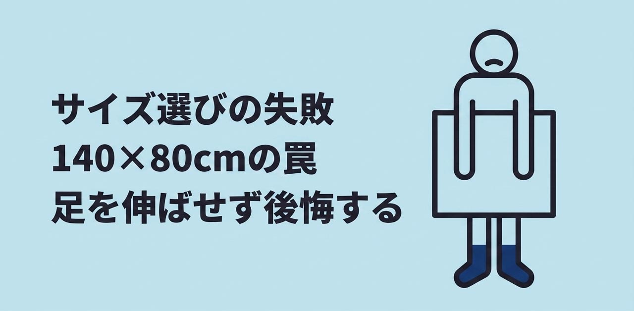 電気毛布のサイズの選び方