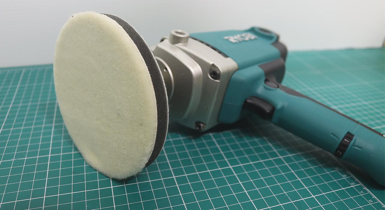 タイル磨きに使ったポリッシャー(RYOBI-PE-201)